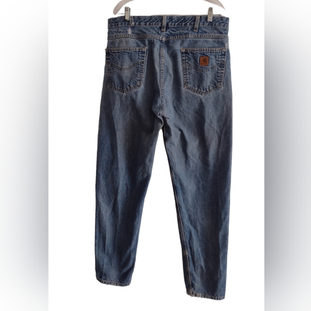 Vintage Carhartt men's jeans 38 x 34. Denim Blue